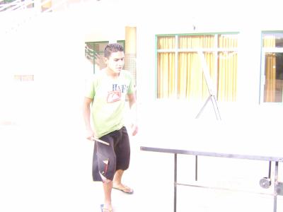 C moi entrain de jouer au ping pong