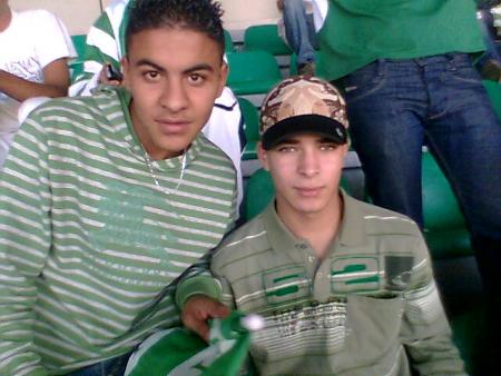 Moi et Oussama o stade